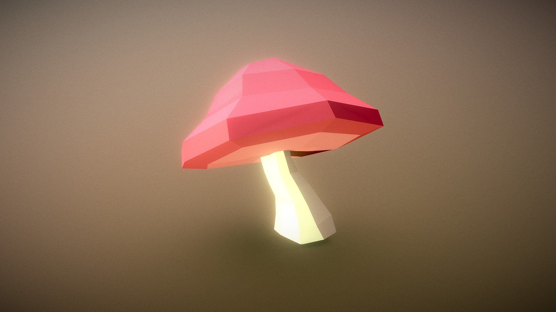 Low Poly Mushroom - Download Free 3D model by GGklin (@GGklin) [b8e7ee5