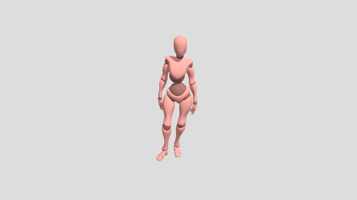 Standing Arguing 3D Model