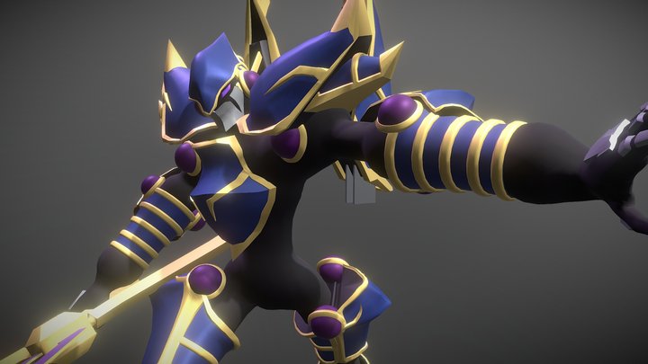 Yugioh Vrains fanart: Decode talker 3D Model