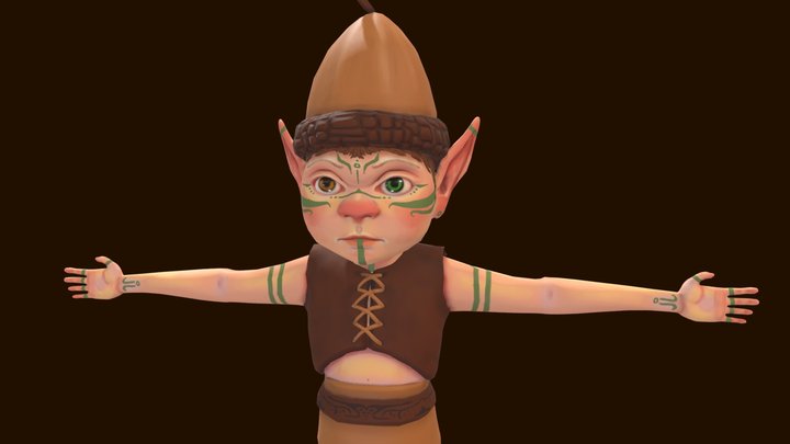 Acorn the Elf - Model 3D Model