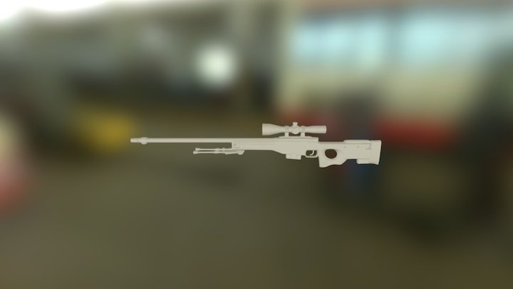 Awp CS:GO 3D Model