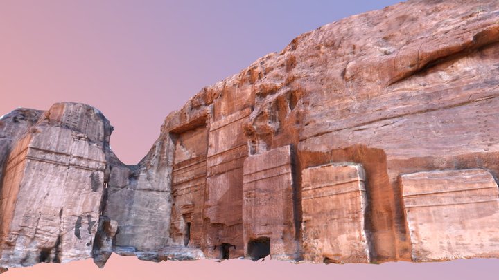 Tombs of Petra 2 - A model for a game 3D Model
