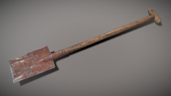 Old spade 3D Model