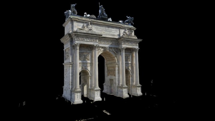 Arco della Pace 3D Model