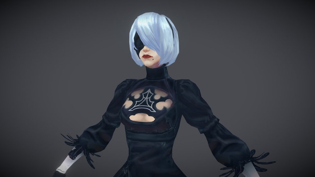 2B Nier Automata fanart