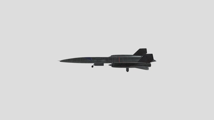 SR-71  Blackbird 3D Model