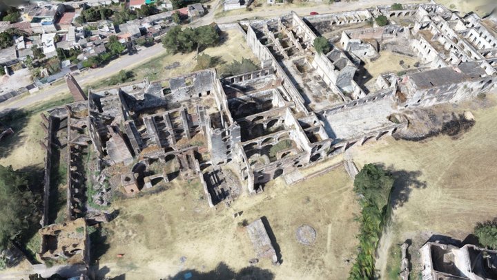 Ex hacienda Coahuixtla Morelos 3D Model