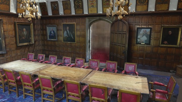 Lincolns Inn Drawing Room by artfletch 3D Model