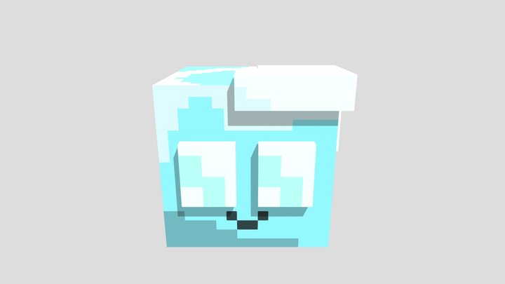 Ice Cube 3D Model