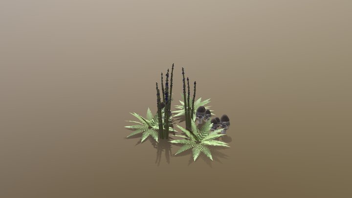 Jacob Roe Foliage Props Project 3D Model