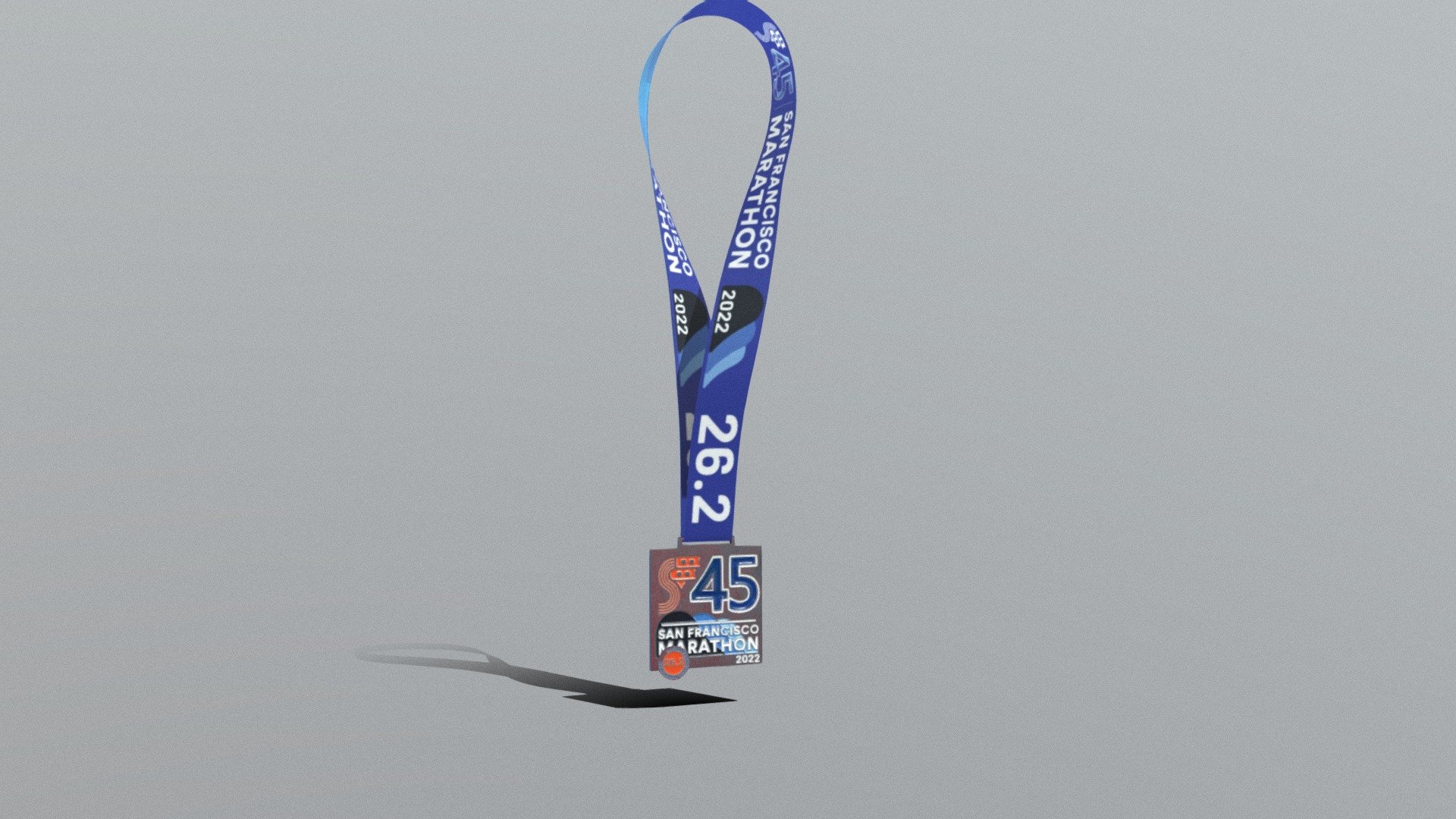 San Francisco Marathon 2022 Digital Medal - 3D model by vladimir ...