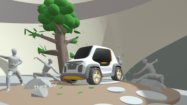 Volvo Oasis Display Room 3D Model