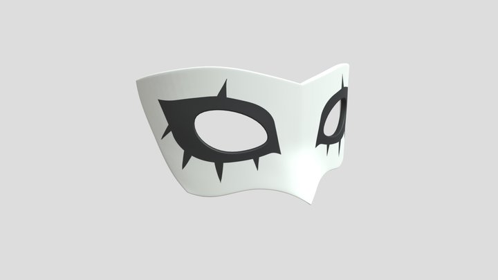 Persona 5 Joker Mask 3D Model