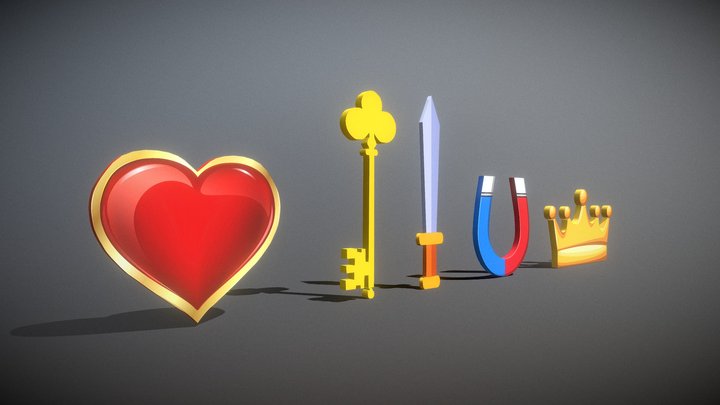 Stylized Game Item Collection