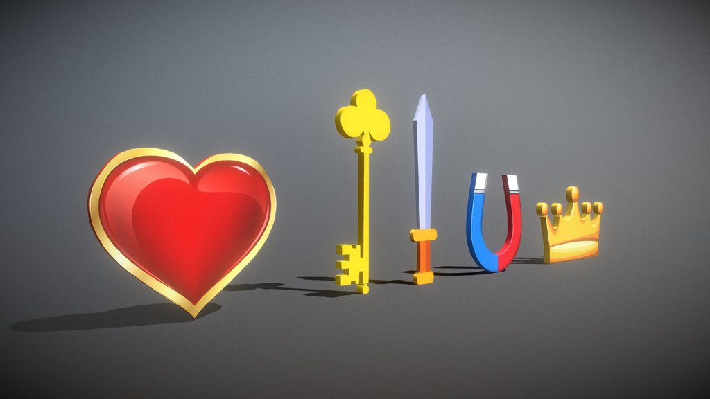 Stylized Game Item Collection