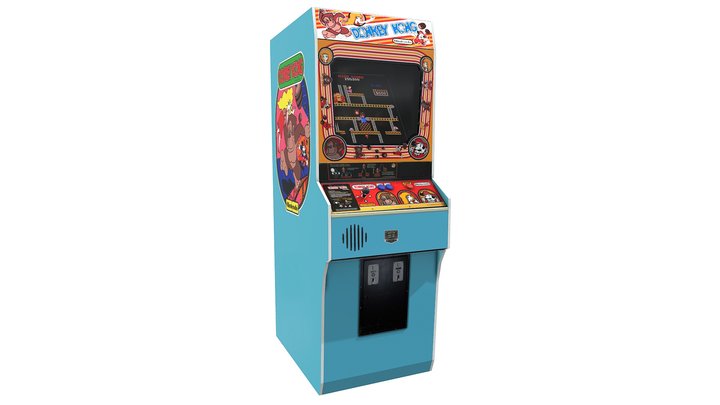 Donkey Kong Arcade Machine 3D Model