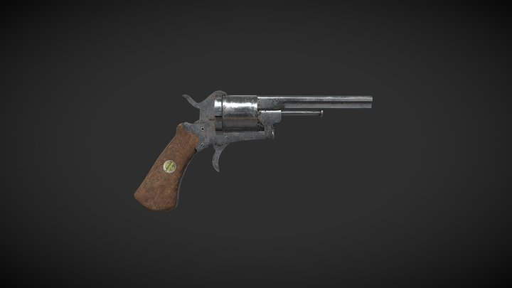 Revolver 3D Model