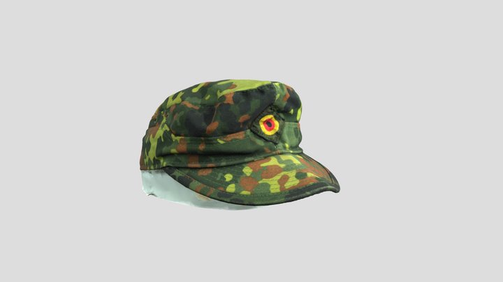 Bundeswehr Feldmütze 3D Scan (RAW) 3D Model