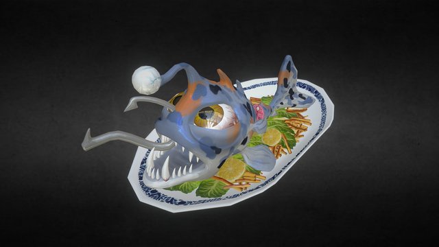 Fish And Chips 3D Model