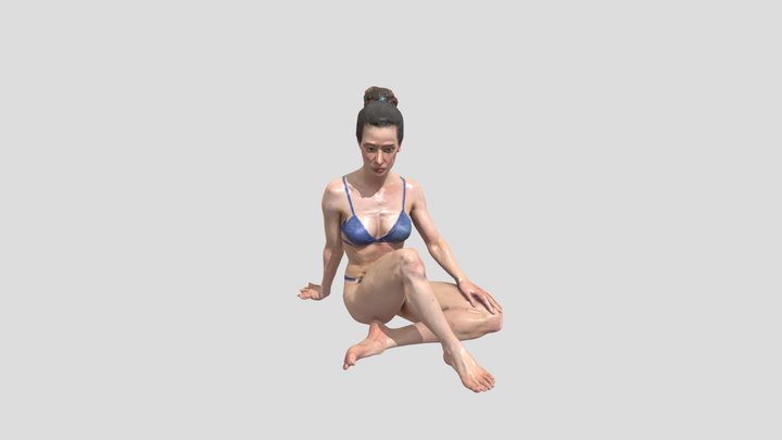 Serenity in Blue 3D Model