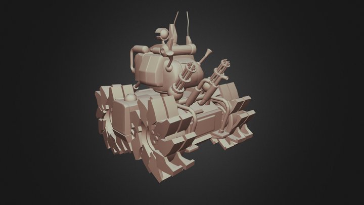 TANK METAL SLUG 3D Model