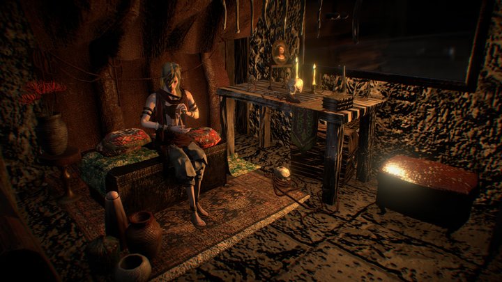 Flavius' Lair 3D Model