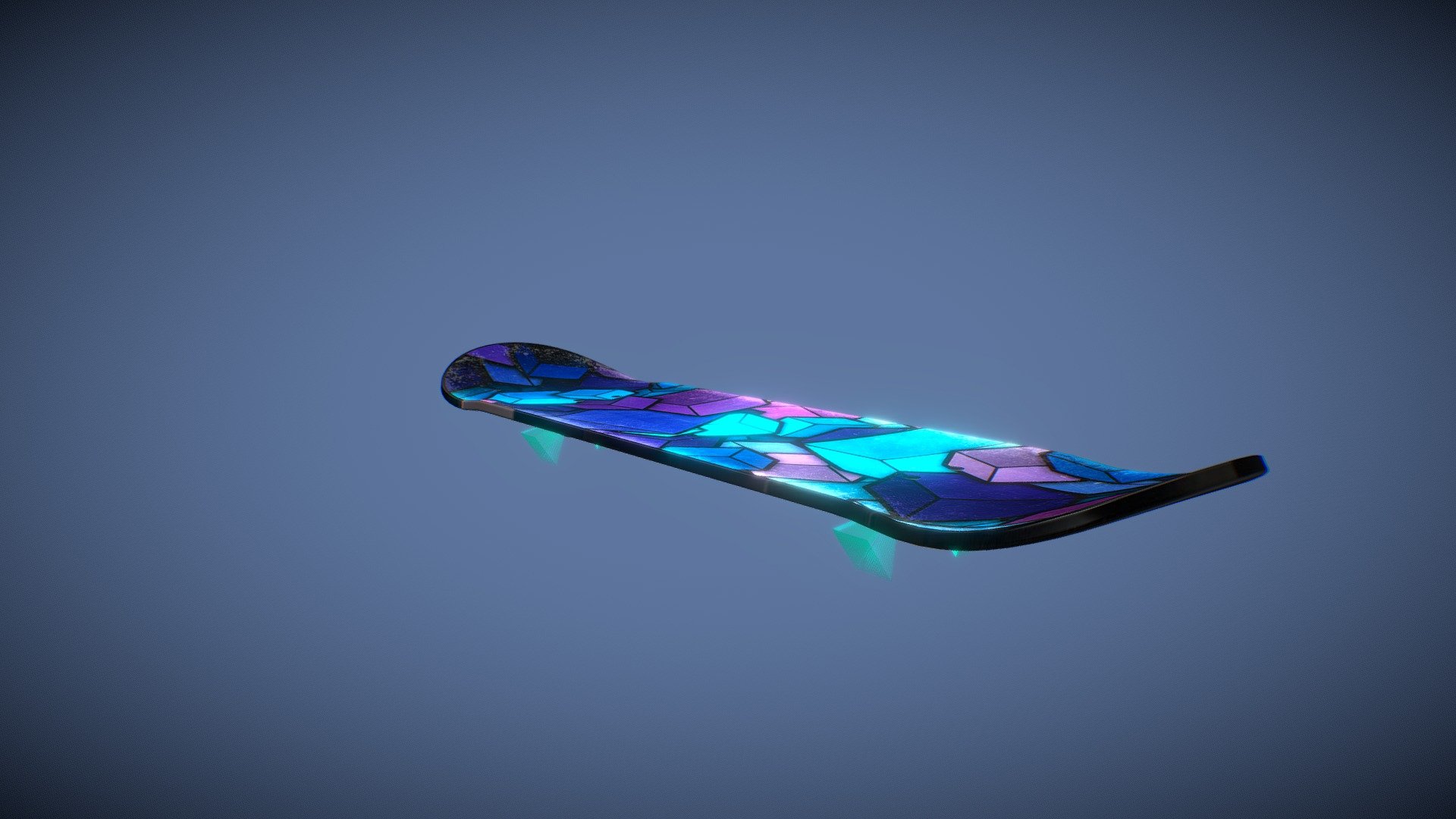 Скейтборд Skateboard 3D model by Graphic[MOD] (graphic.mod) [b8f342c