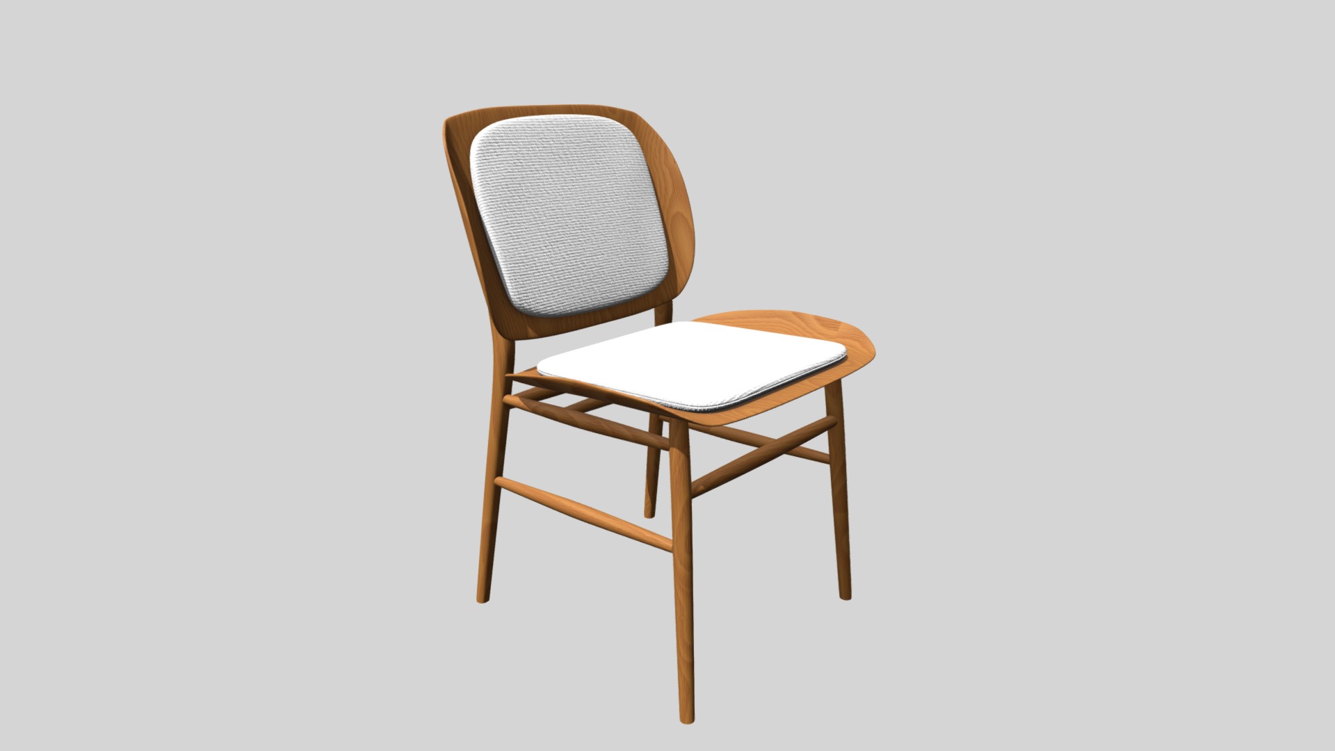 3D model Chair Alivar Lilith - This is a 3D model of the Chair Alivar Lilith. The 3D model is about a chair with a cushion.