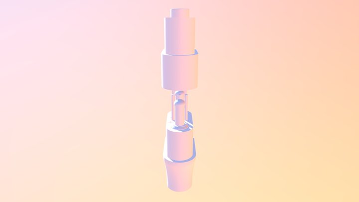 Custom LIPO Connector - Electric Car 3D Model