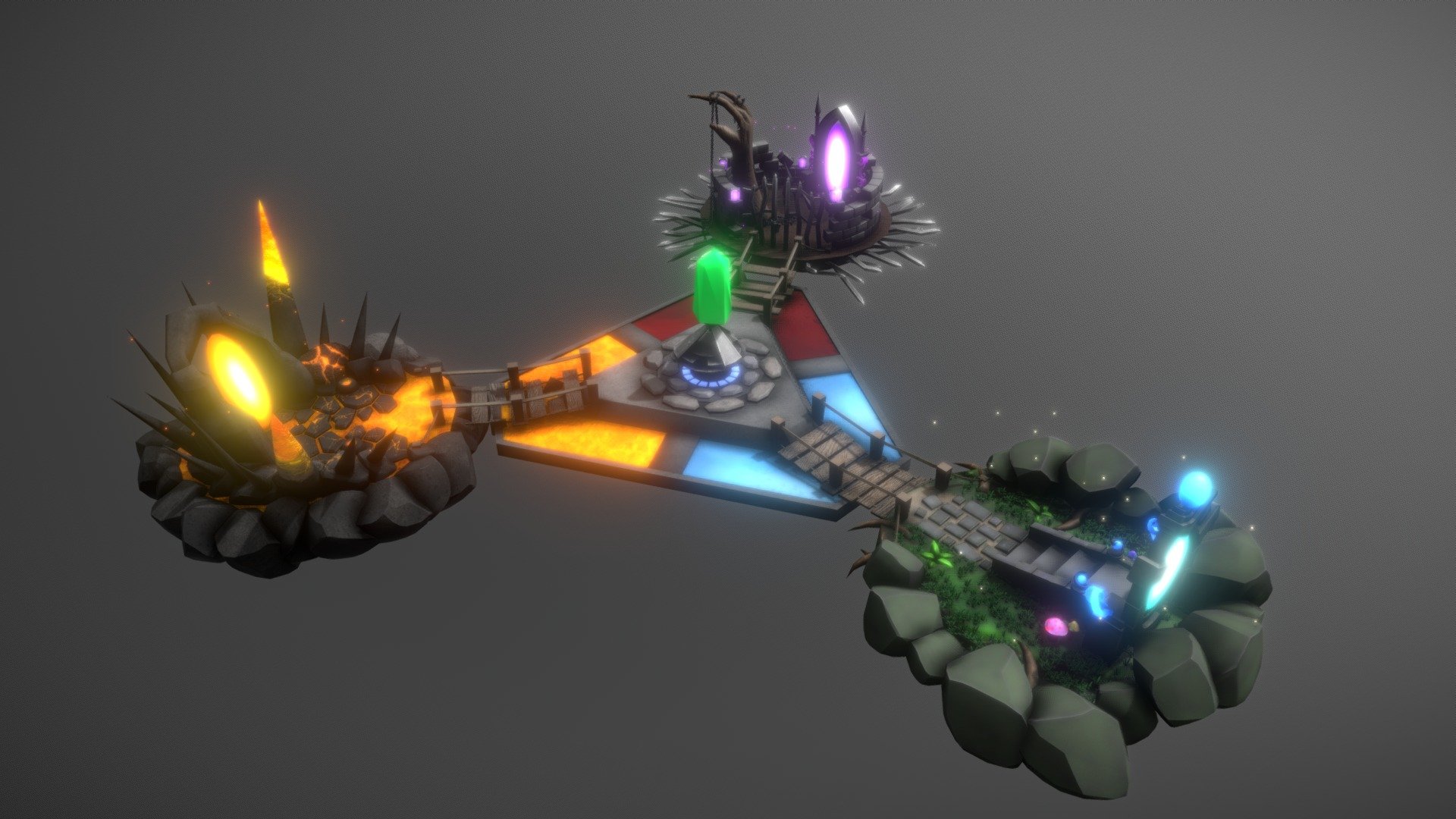 Emotion Portals - Happiness, Fear and Anger