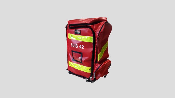 Sac prompt secours 3D Model
