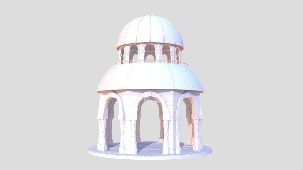 Monopteros - Dome fantasy base mesh
