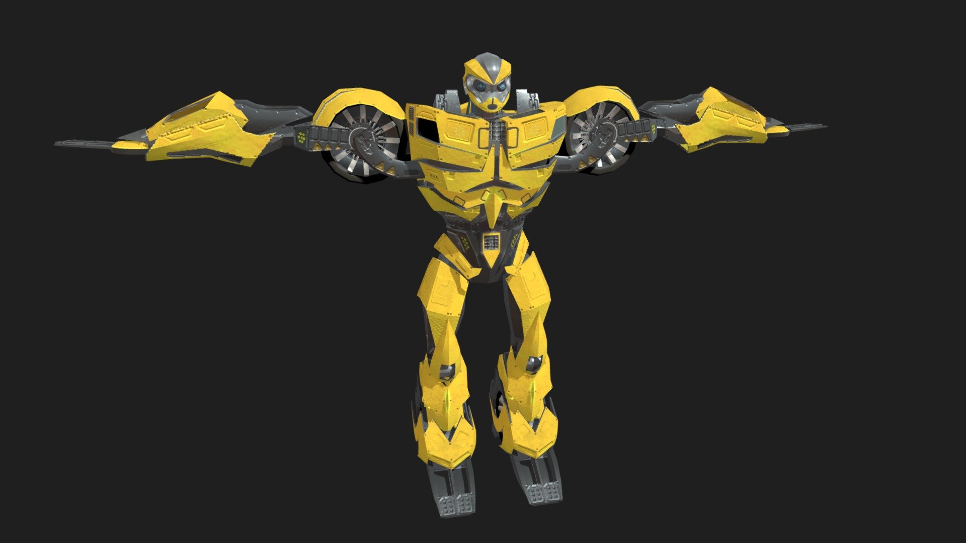 Robot Bee - 3D model by LvlApp [b8f8170] - Sketchfab