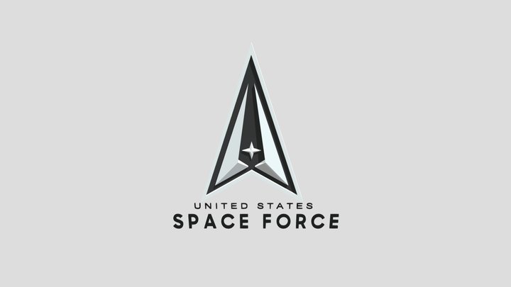 US Space Force Official Logo 3D Model