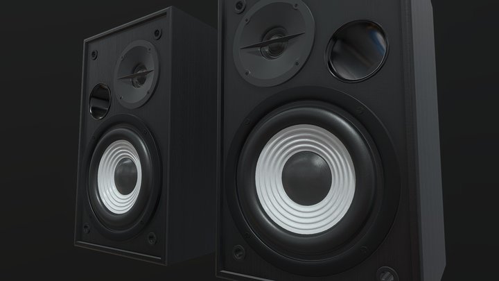 Musical speakers Edifire R980T 3D Model