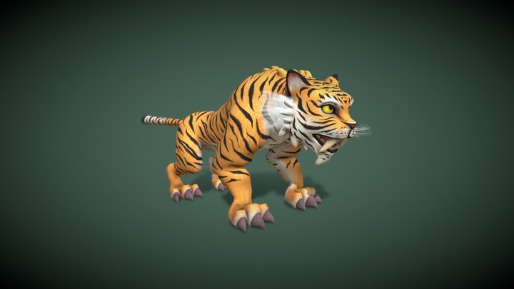 Tiger - Si Acil and Si Ara 3D Model