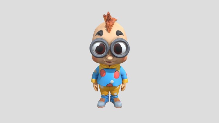 Big-head 3D Model