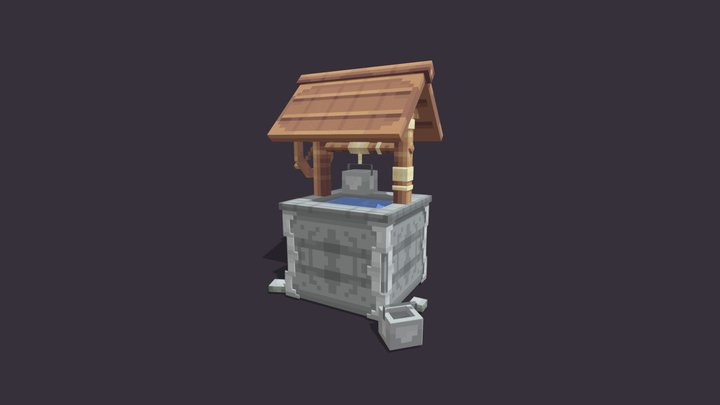Medieval Well 3D Model