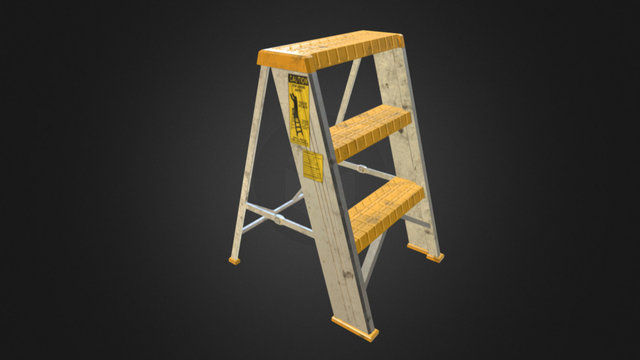 PV3D - Step Ladders 3D Model
