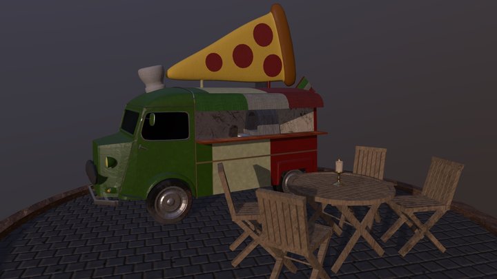Foodtruck 3D Model