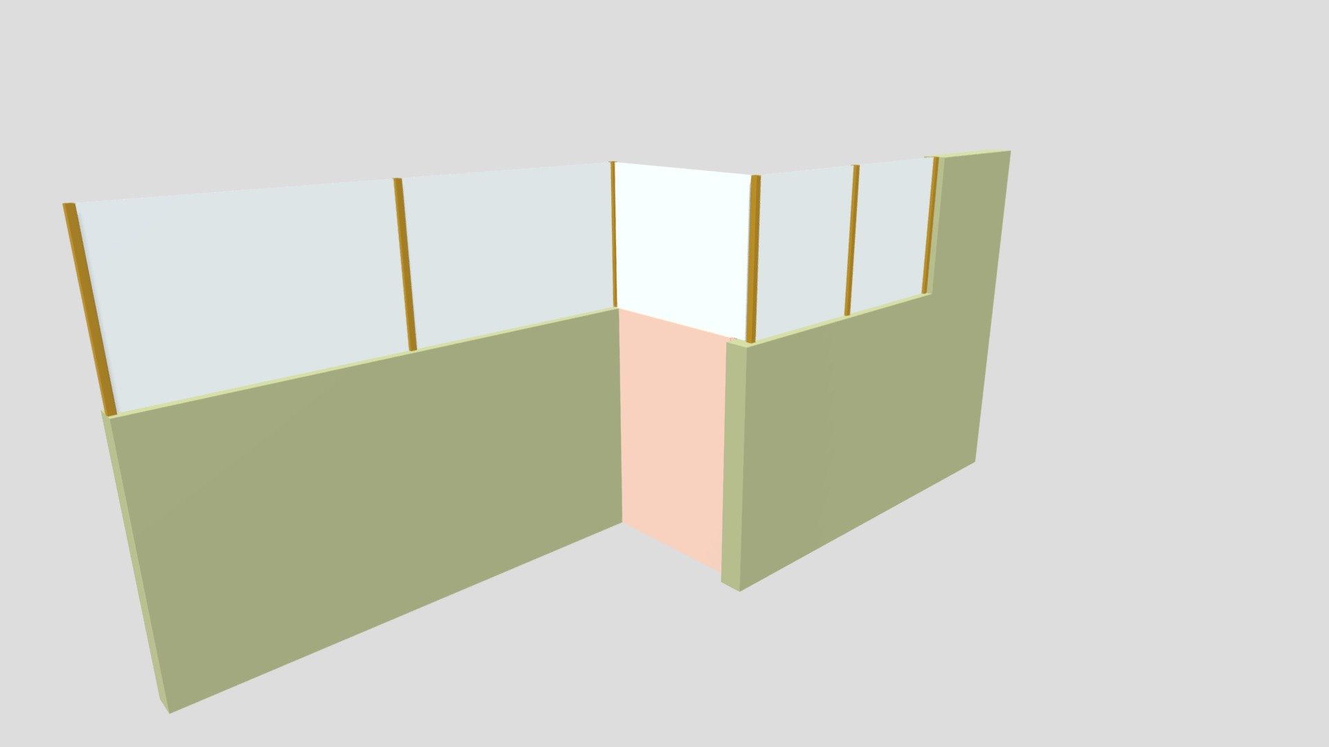 Fencing Over Gate — Sketchfab embed 3D viewer