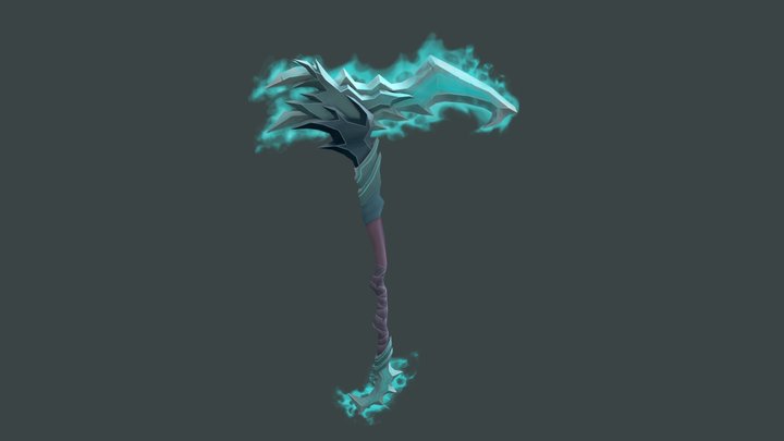 World of Warcraft Scythe - Weaponcraft 3D Model