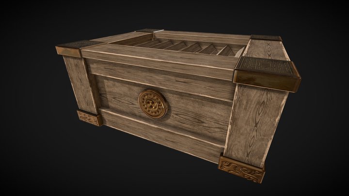 Saisenbako - Shinto Offering Box 3D Model