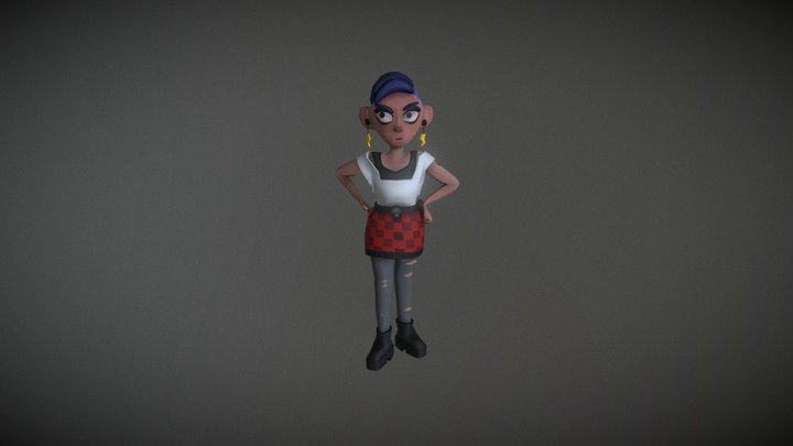 Another Dumb Punk 3D Model