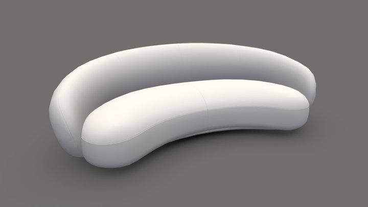 Julep Sofa by Tacchini — Replica 3D Model 3D Model