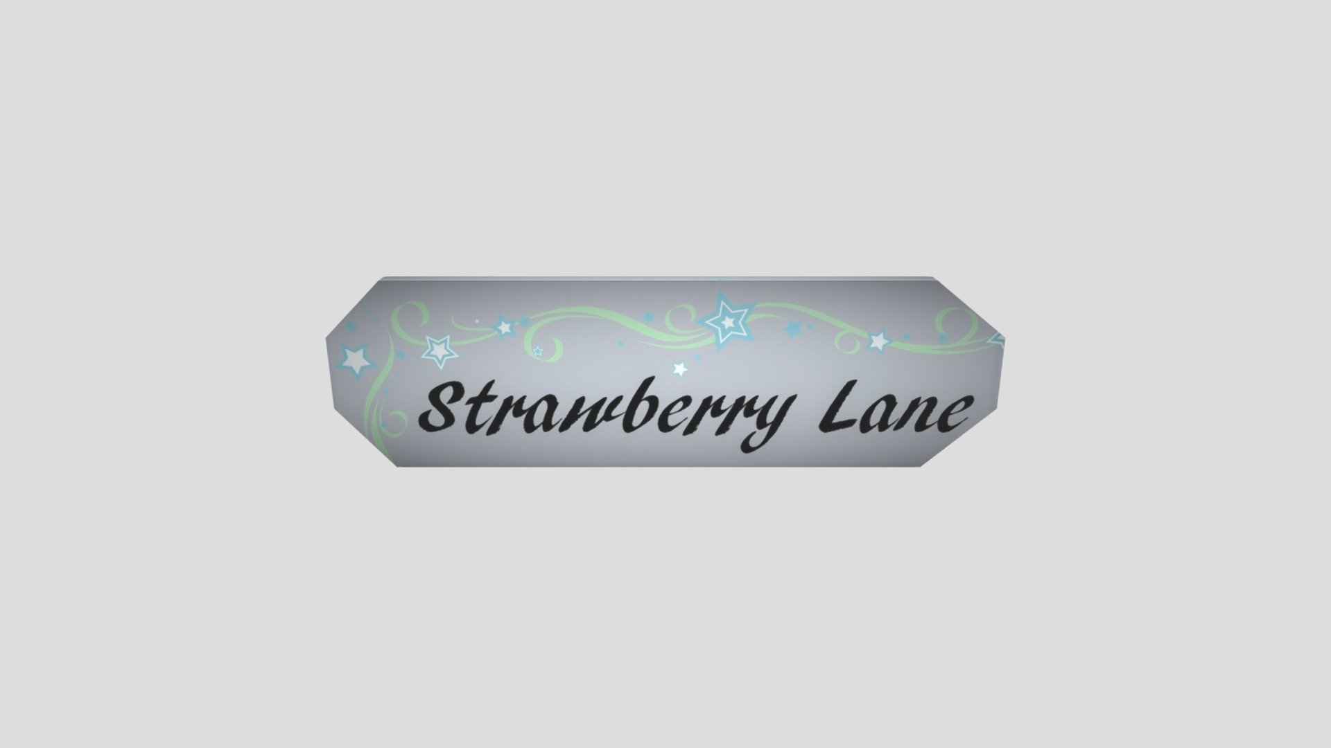 OCF Street Sign Strawberry Lane