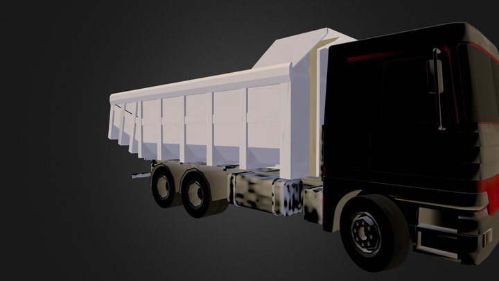 Camion benne.wrl 3D Model
