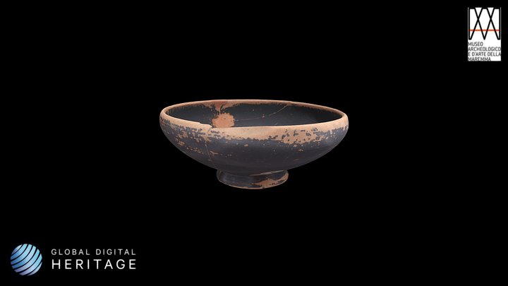 Black-glazed cup – Modello 3D gratuito STL