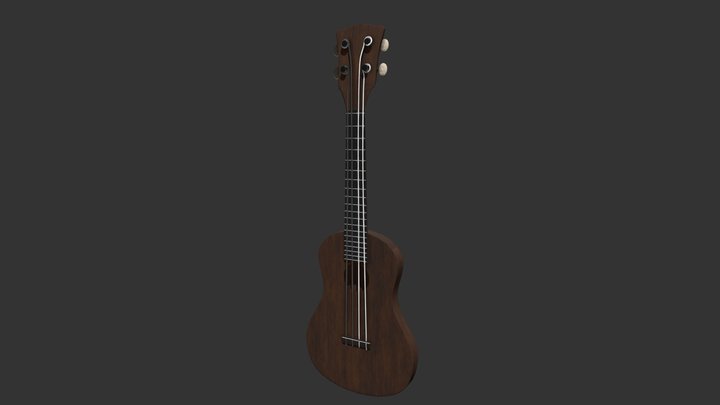 Ukalele 3D Model