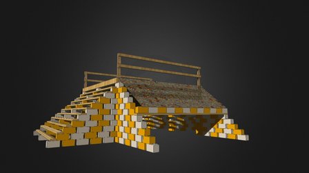 Block Cross 3D Model